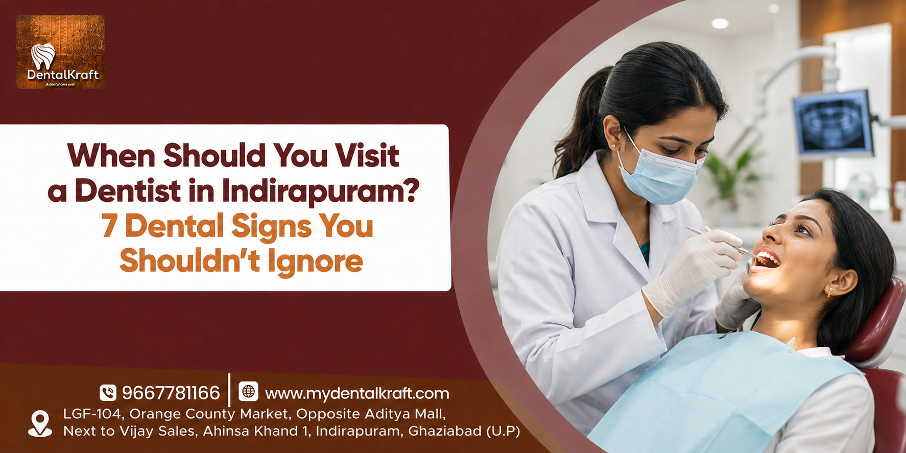 DentalKraft dental clinic in Indirapuram